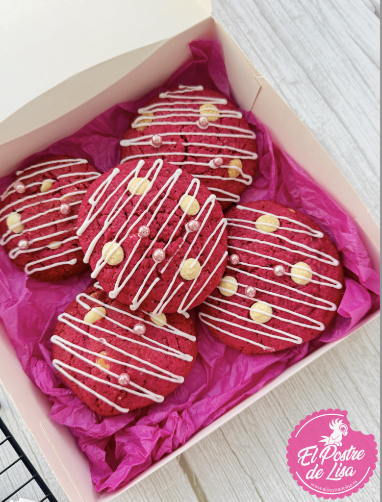 Cookies de Frambuesa y Chocolate Blanco Irresistibles